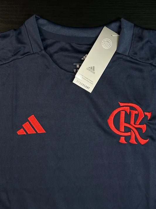 Kit Regata/Short Flamengo Azul Escuro 25/26