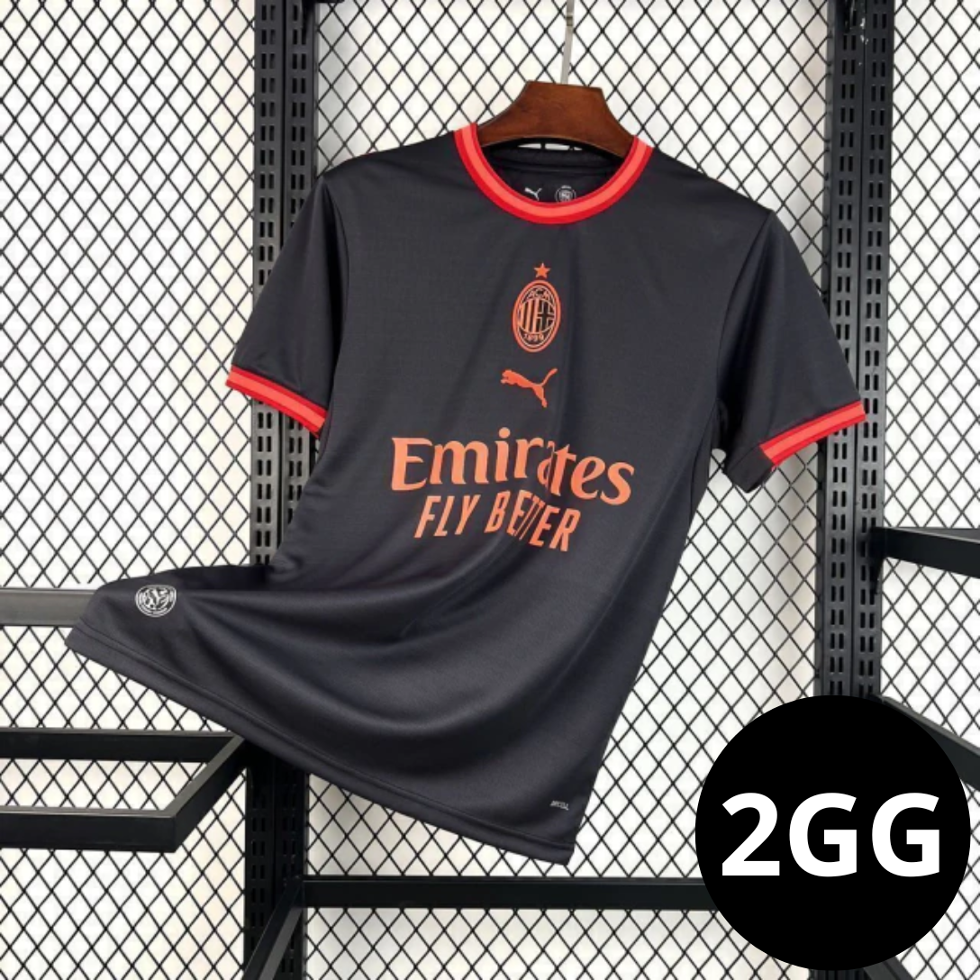Camisa Milan Preta III 26/27