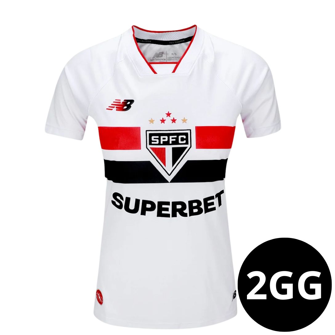 Camisa Feminina São Paulo Branca I 26/27
