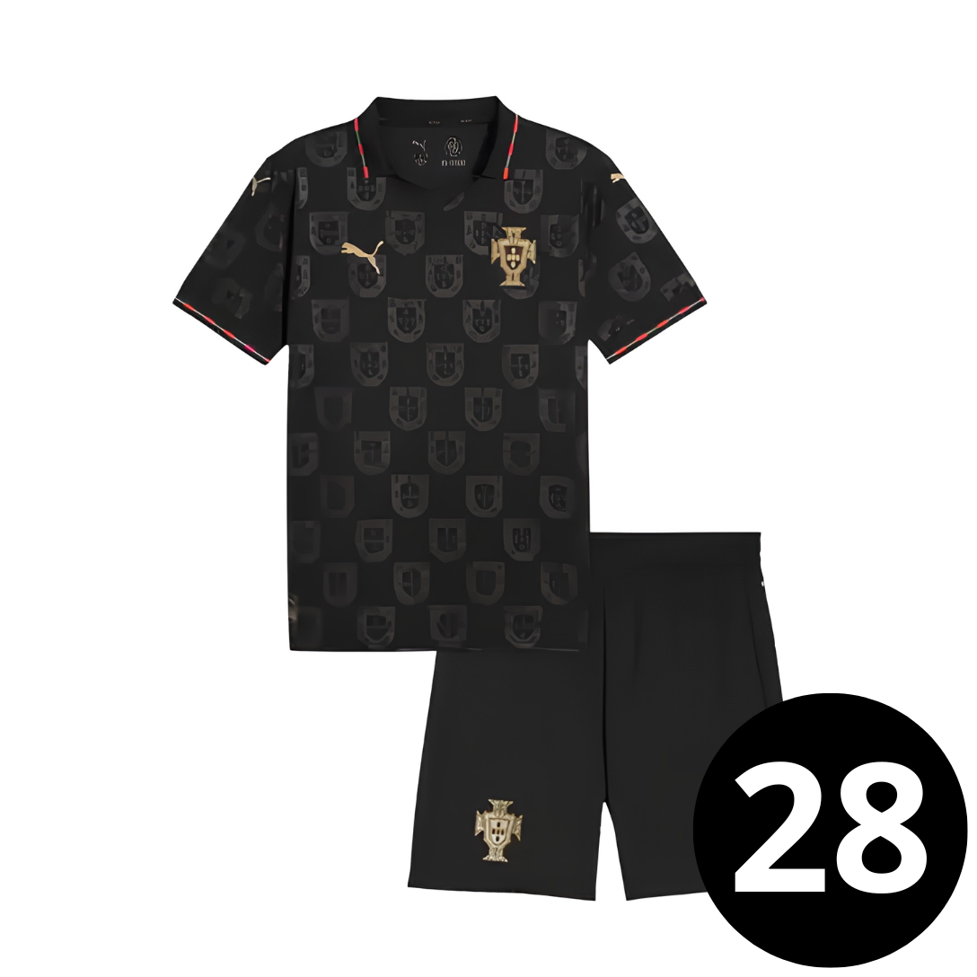 Kit Infantil Portugal 25/26 - Pantera Negra