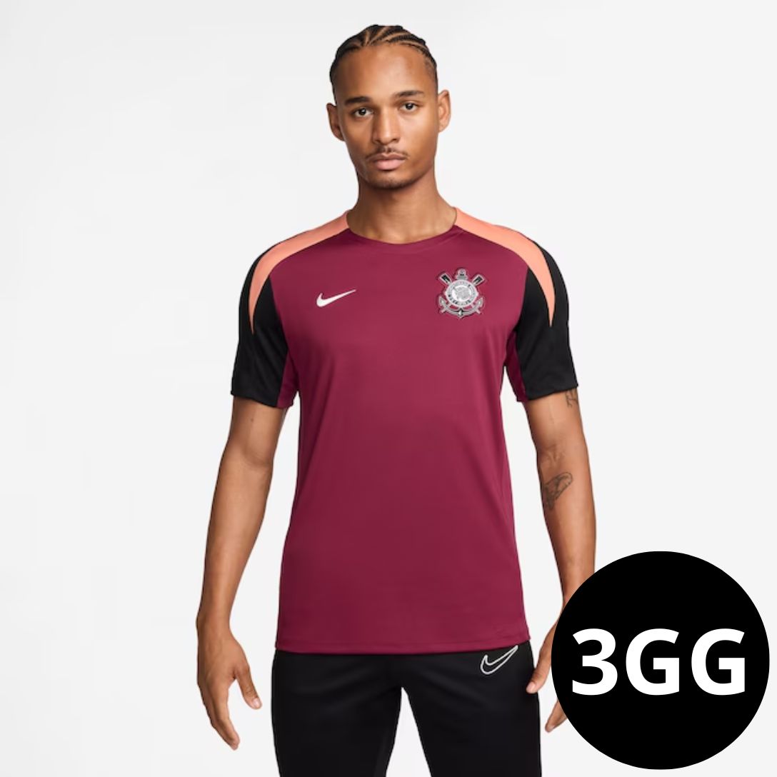 Camisa Corinthians Treino Vinho 26/27