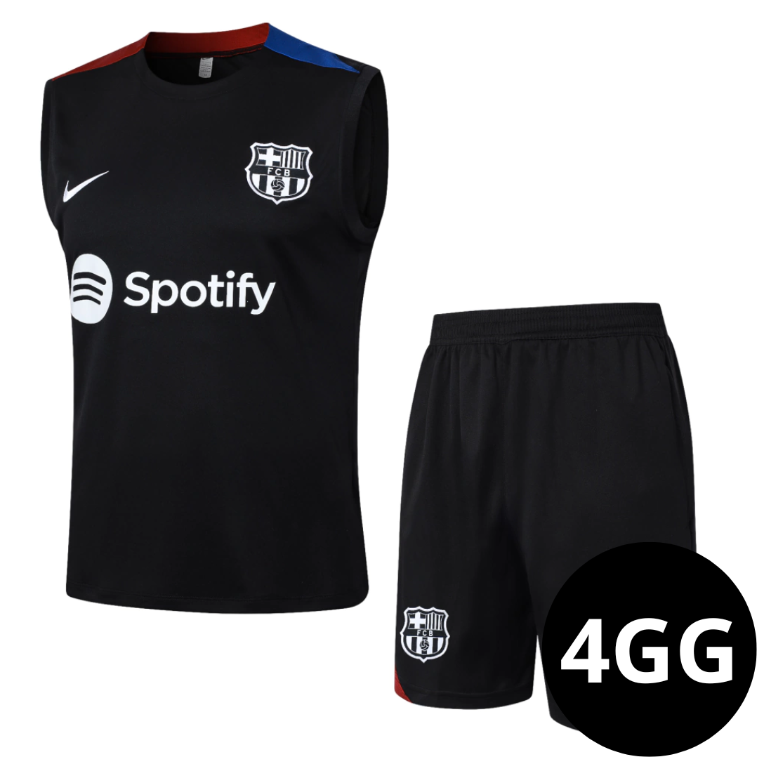 Kit Regata e Short Barcelona Preto