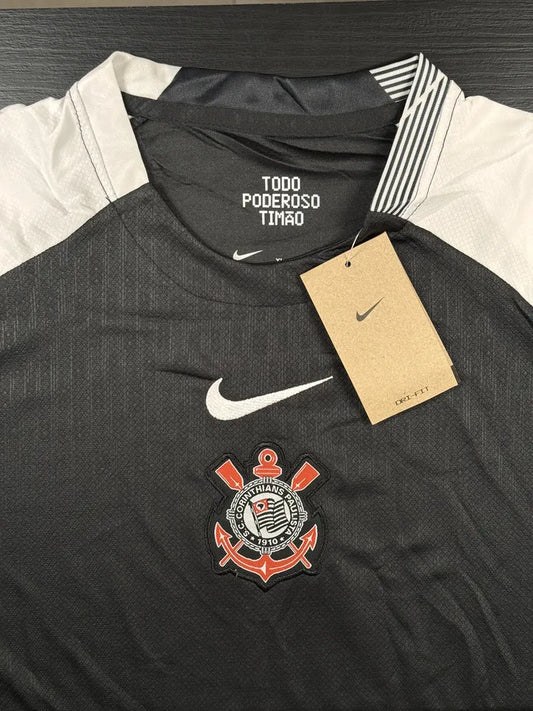 Kit Camisa/Short Corinthians Preto II 25/26