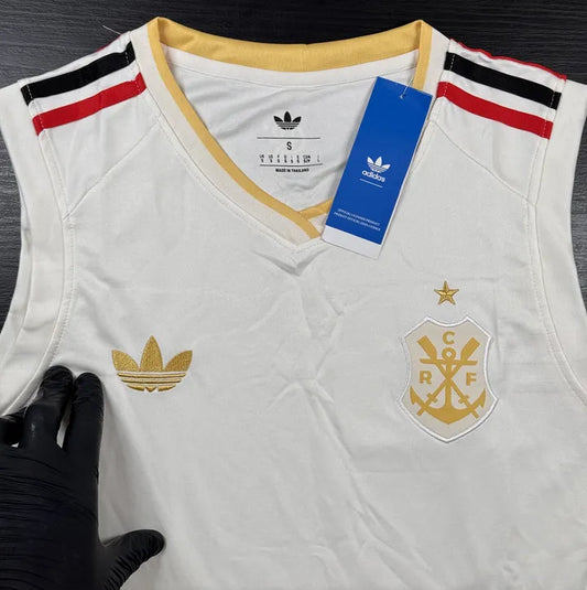Kit Regata/Short Flamengo Off White 25/26