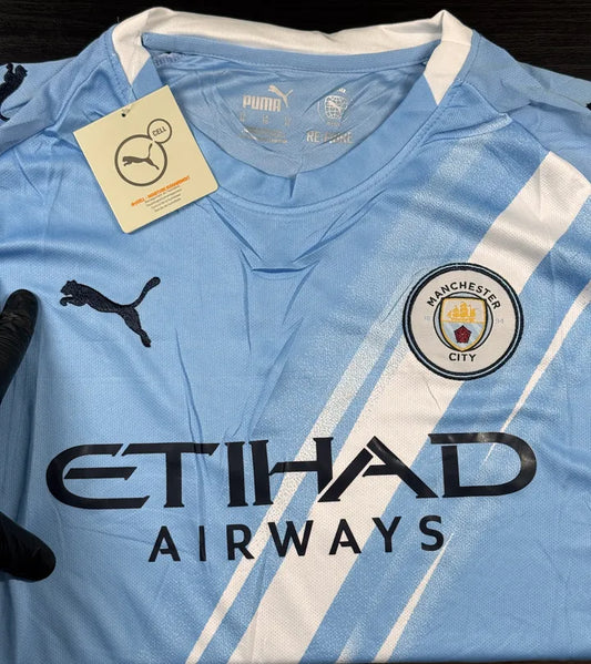 Kit Camisa/Short Manchester City Azul I 25/26