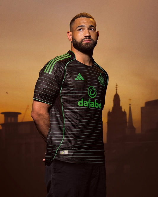 Camisa Celtic Preta/Verde II 25/26
