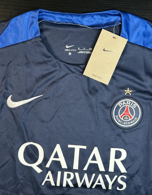 Kit Regata/Short PSG Treino Azul Escuro