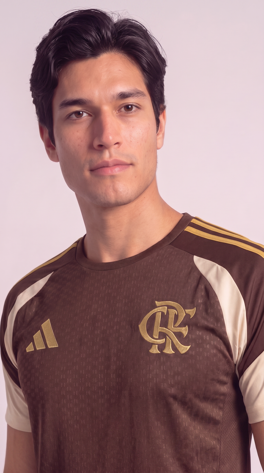 Camisa Flamengo Treino Marrom 26/27