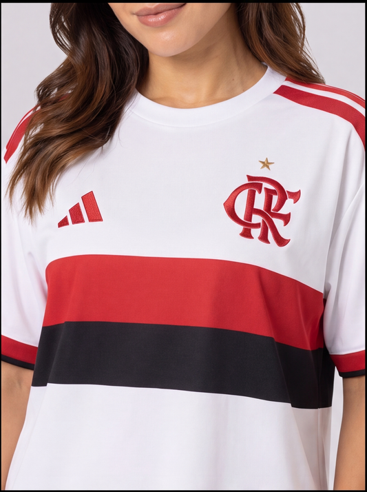 Camisa Feminina Flamengo Branca II 26/27