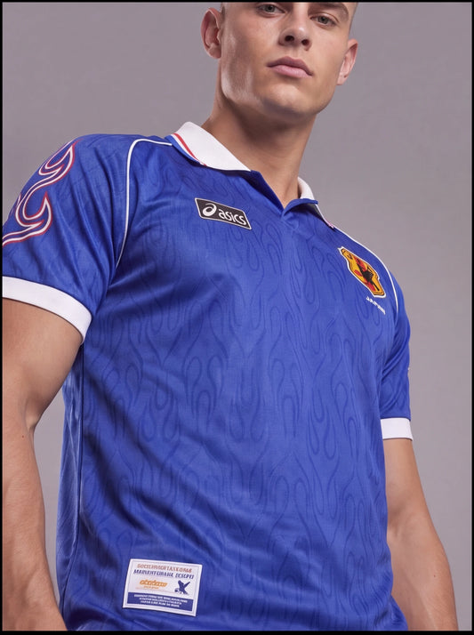 Camisa Retro Japão Azul 1998