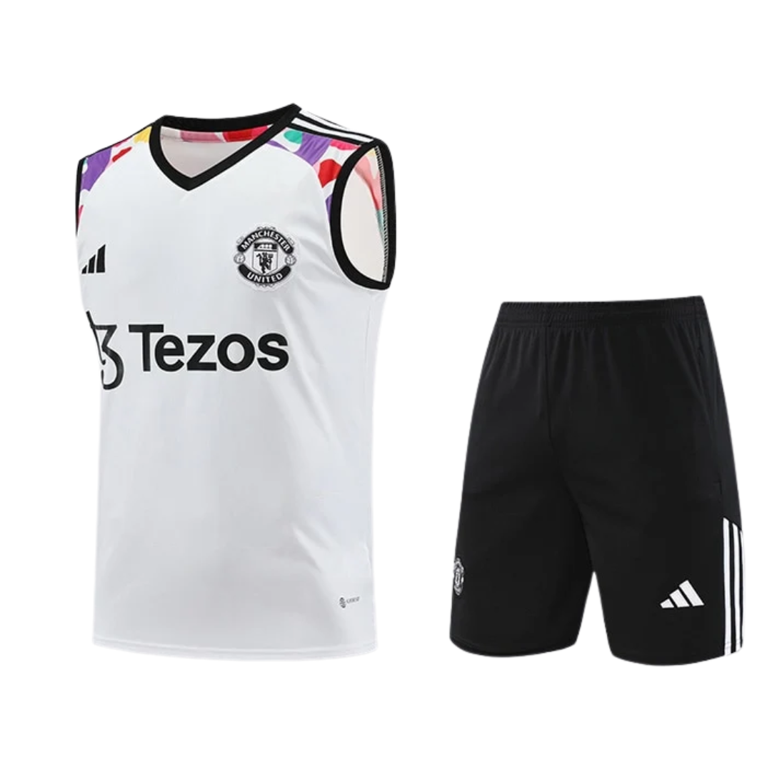 Kit Regata e Short Manchester United Branco