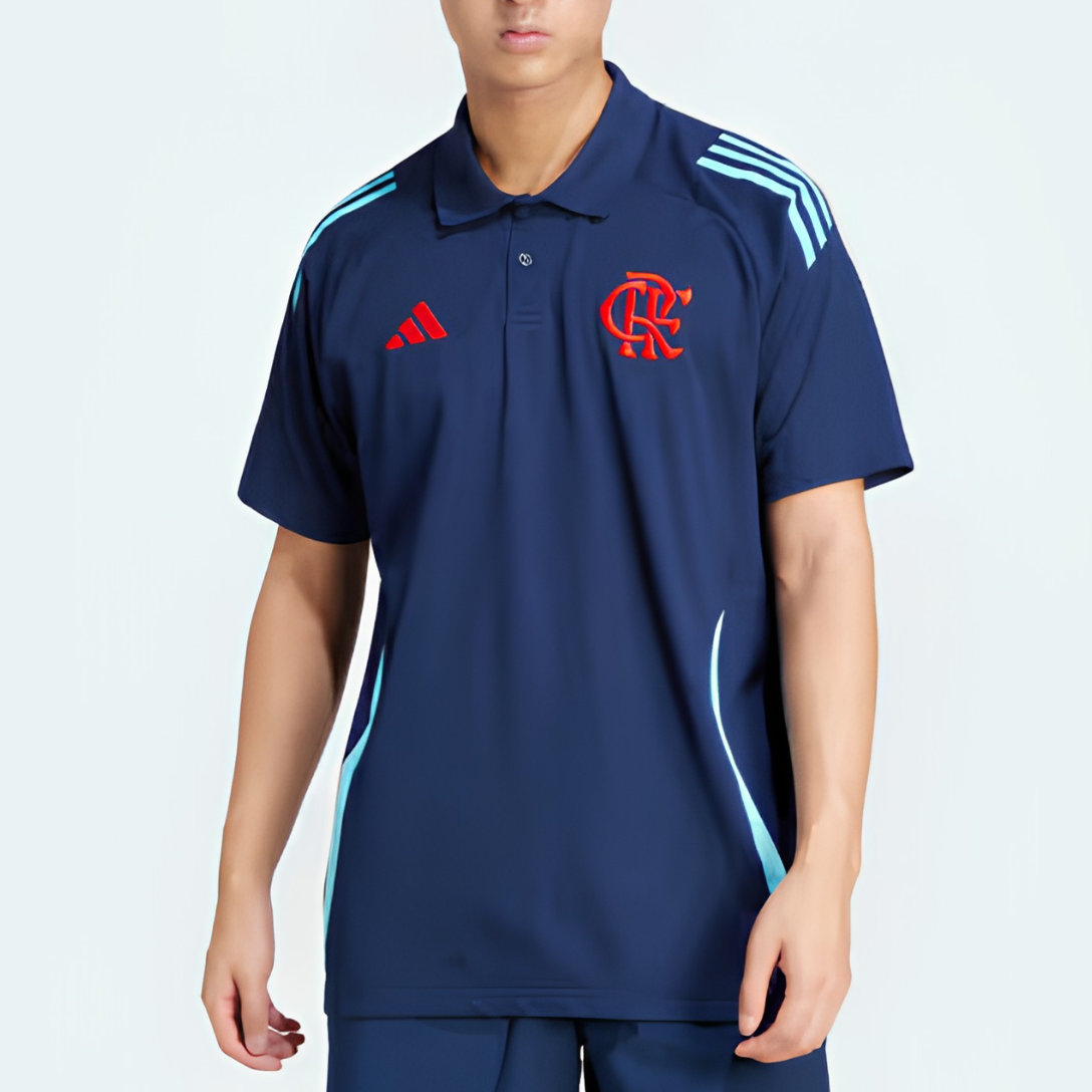 Camisa Flamengo Polo Azul Escuro