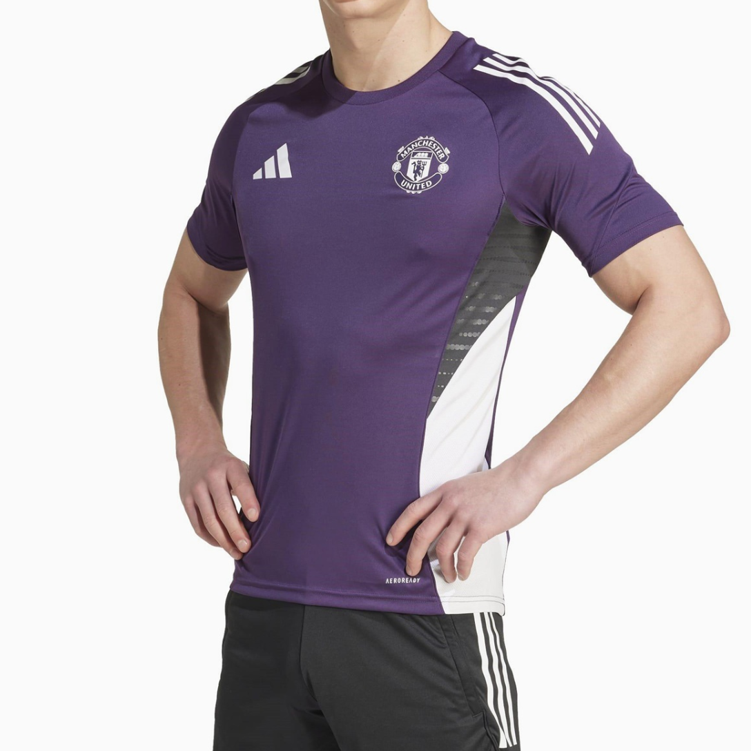 Camisa Manchester United Treino Roxa 25/26