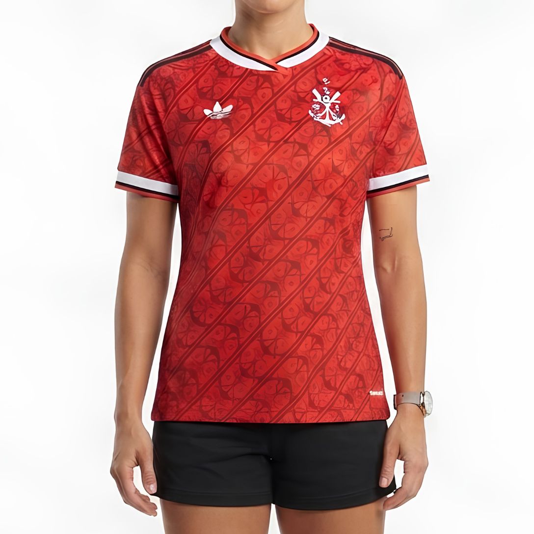Camisa Feminina Flamengo Vermelha III 26/27