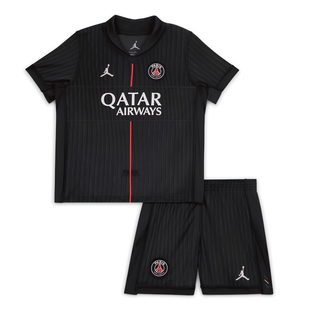 Kit Infantil PSG Preto 2025/26