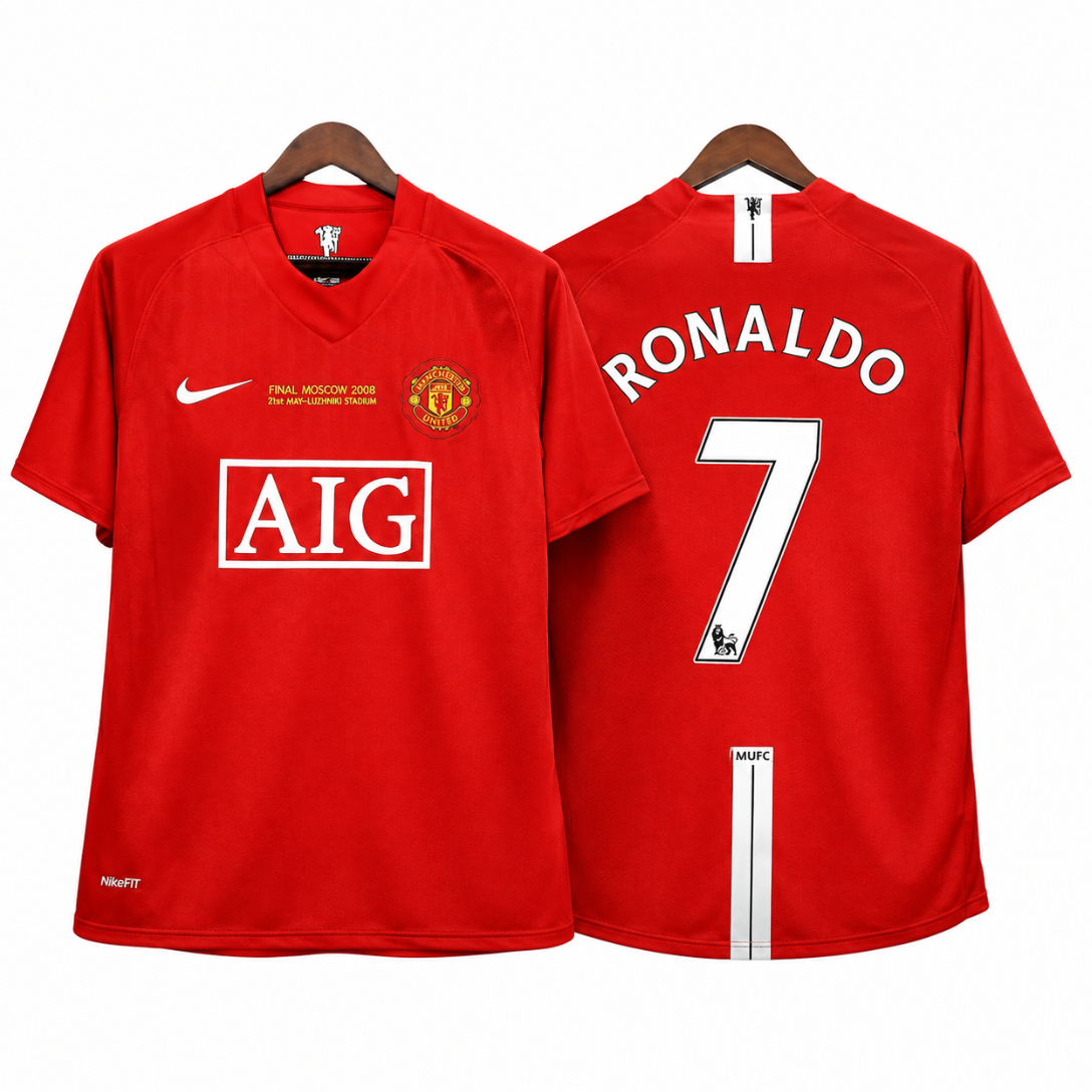 Camisa Retrô Manchester United I - 2007/08 Ronaldo