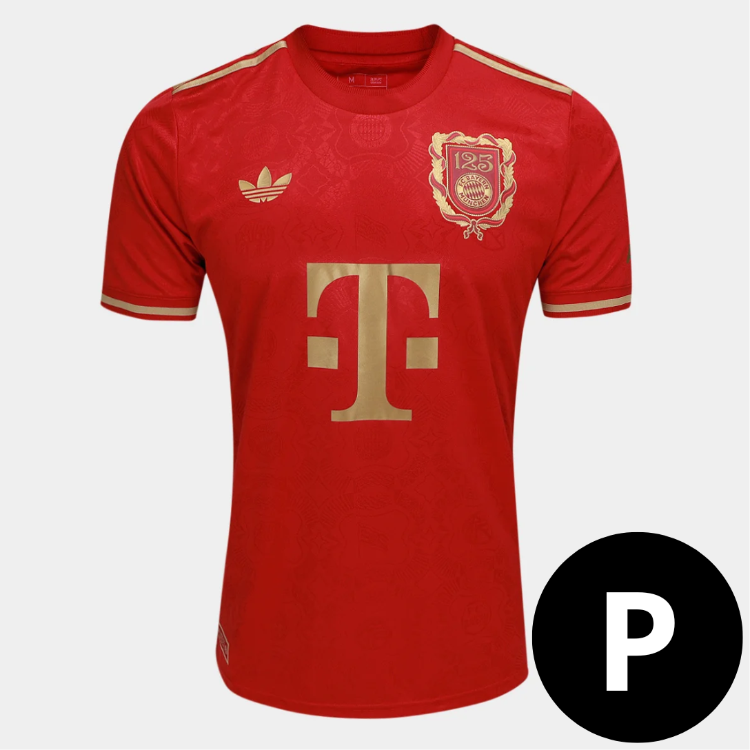 Camisa Jogador Bayern de Munique - 125 anos