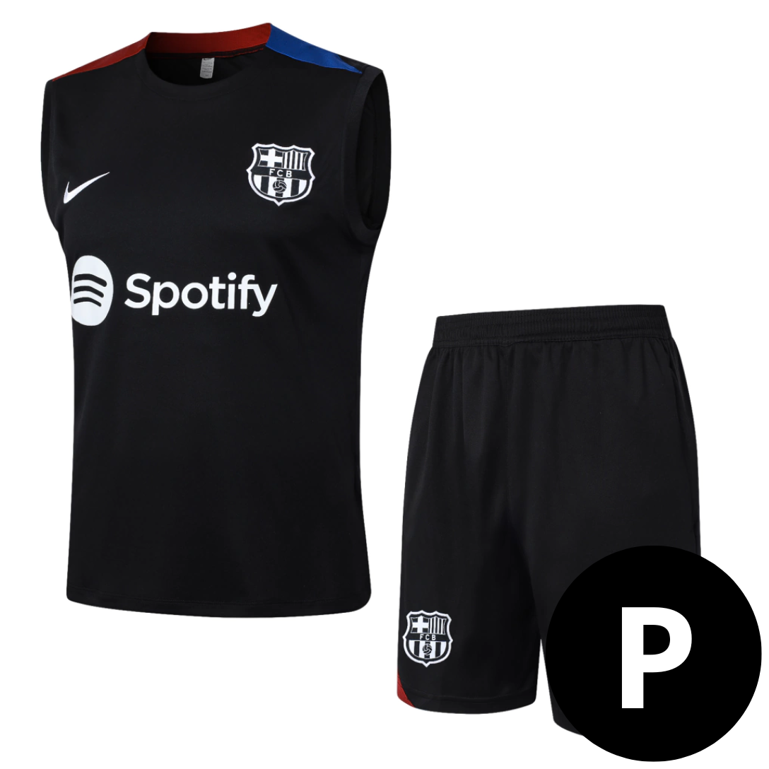 Kit Regata e Short Barcelona Preto