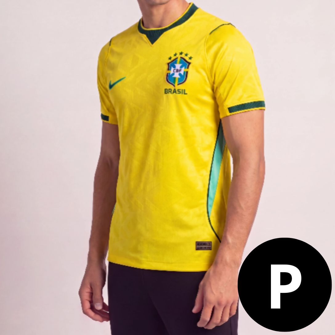 Camisa Jogador Seleção Brasil Amarela I 26/27 - Igual as fotos