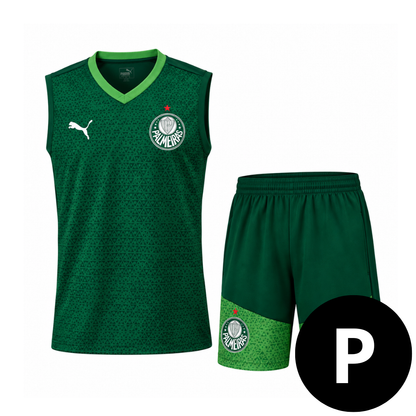 Kit Regata e Short Palmeiras Verde