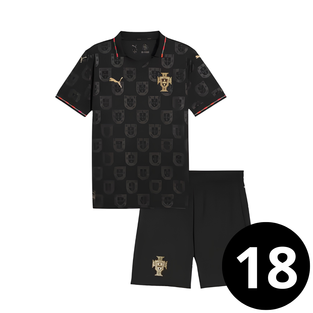 Kit Infantil Portugal 25/26 - Pantera Negra