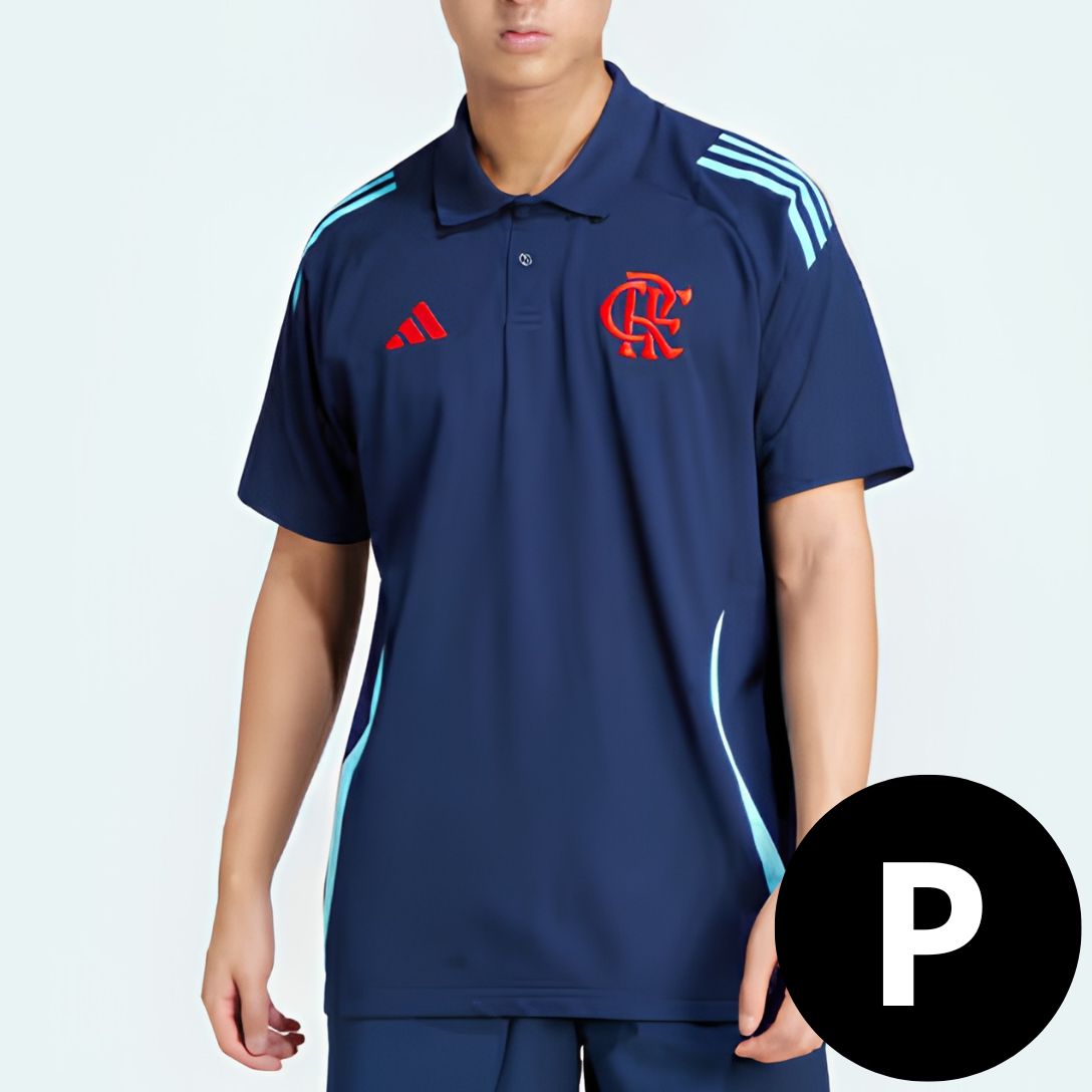 Camisa Flamengo Polo Azul Escuro