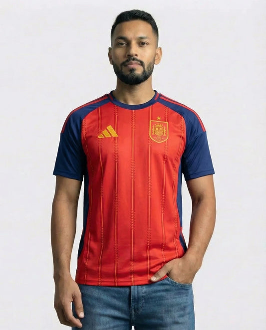 Camisa Seleção Espanha Vermelha Copa I 2026