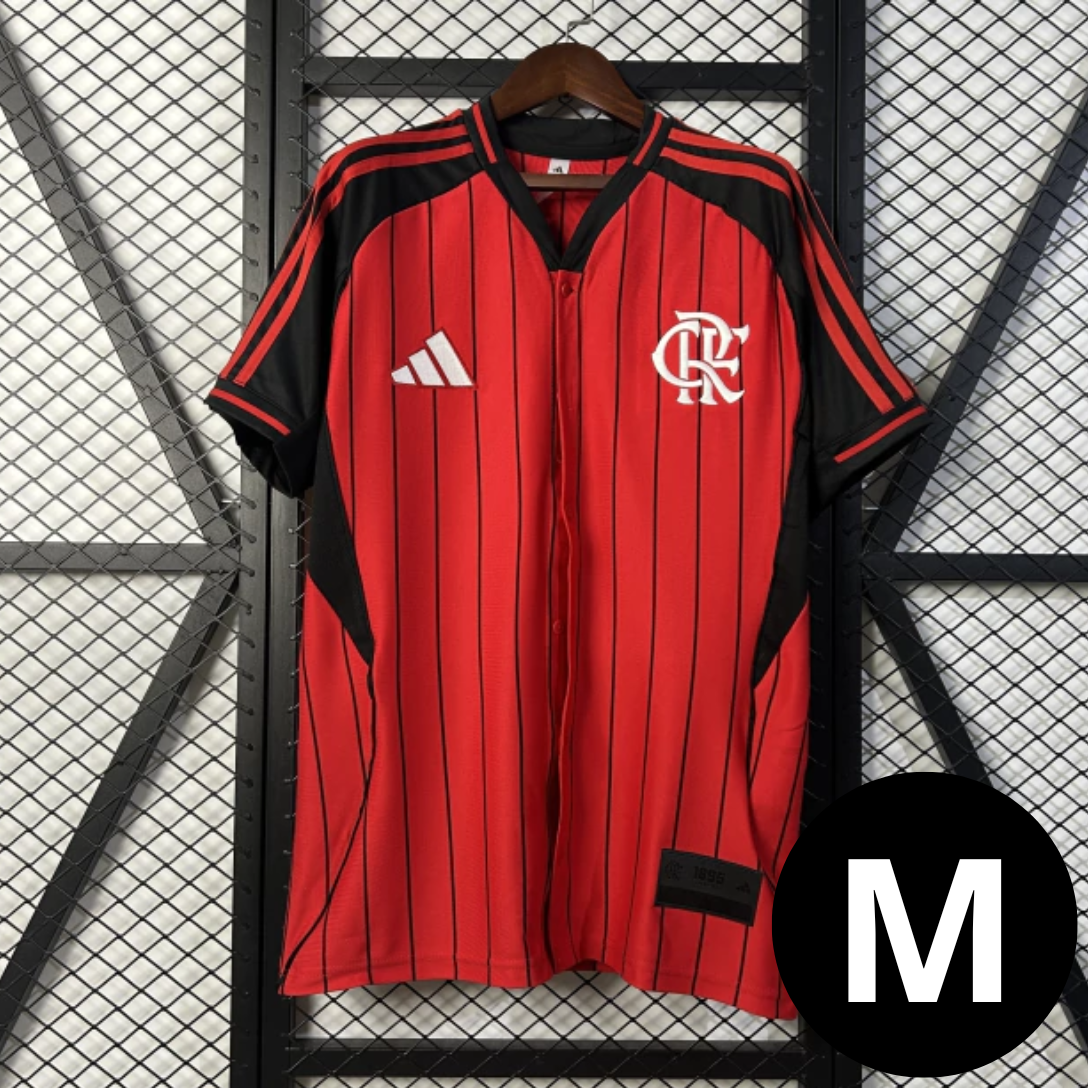 Camisa Baseball Flamengo Vermelha Especial