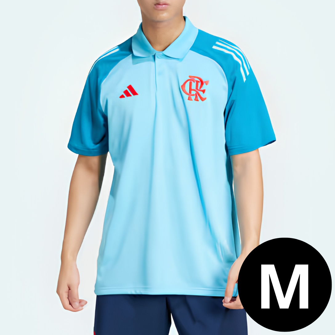 Camisa Flamengo Polo Azul Claro