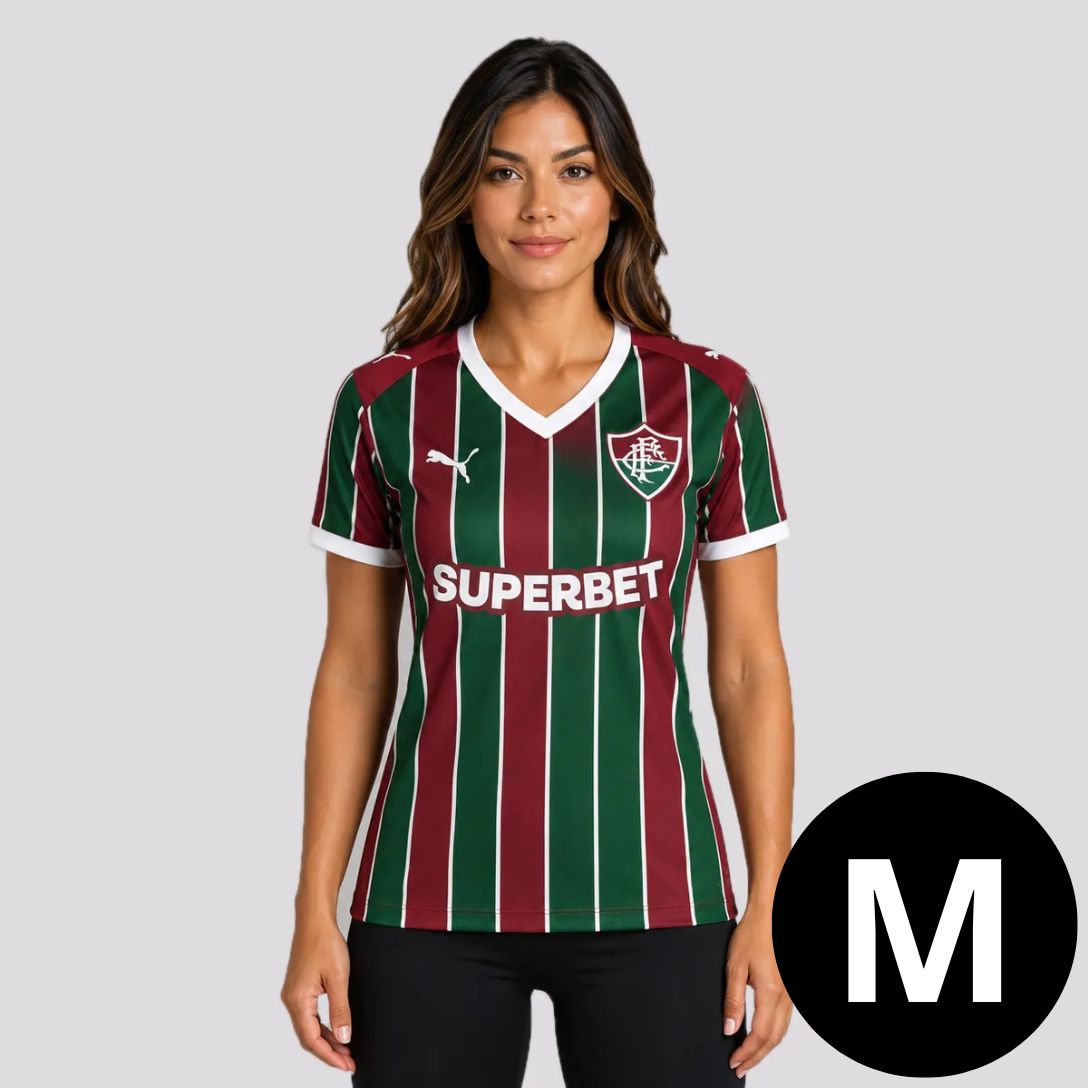 Camisa Feminina Fluminense Listrada I 26/27