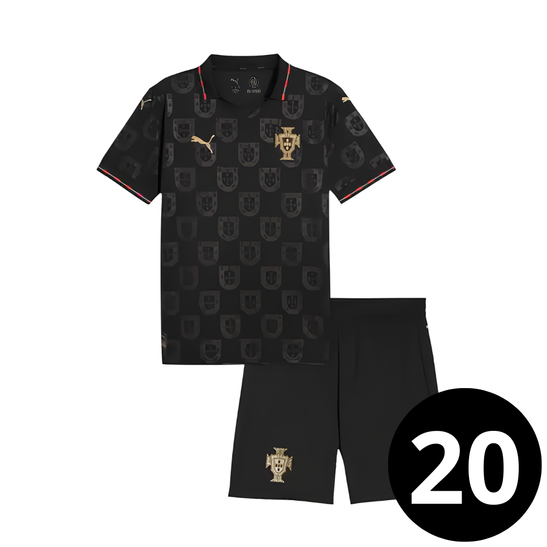 Kit Infantil Portugal 25/26 - Pantera Negra