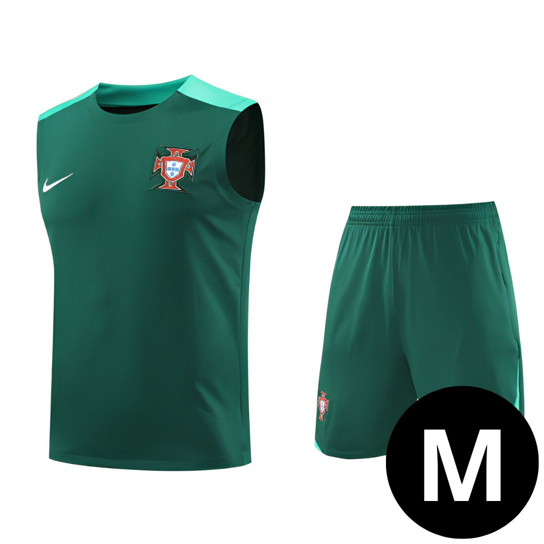 Kit Regata e Short Portugal Treino Verde