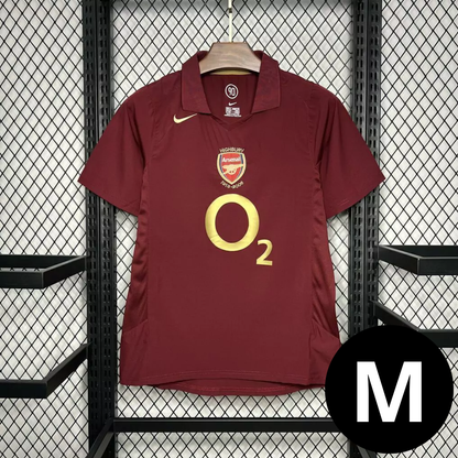 Camisa Retro Arsenal Vinho 2005/06