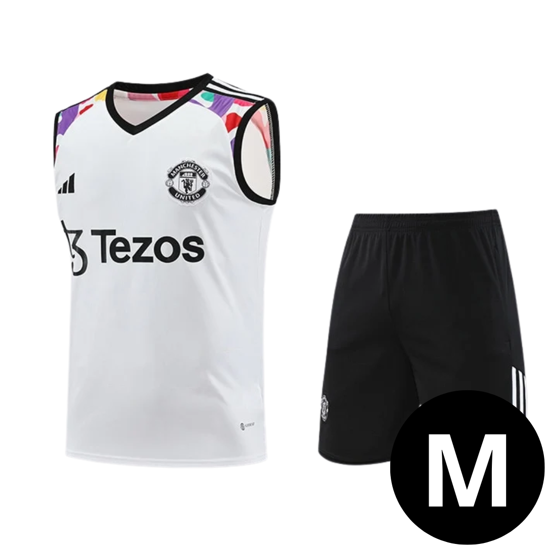Kit Regata e Short Manchester United Branco