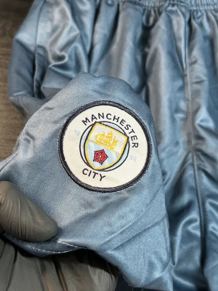 Kit Regata/Short Manchester City Azul Escuro