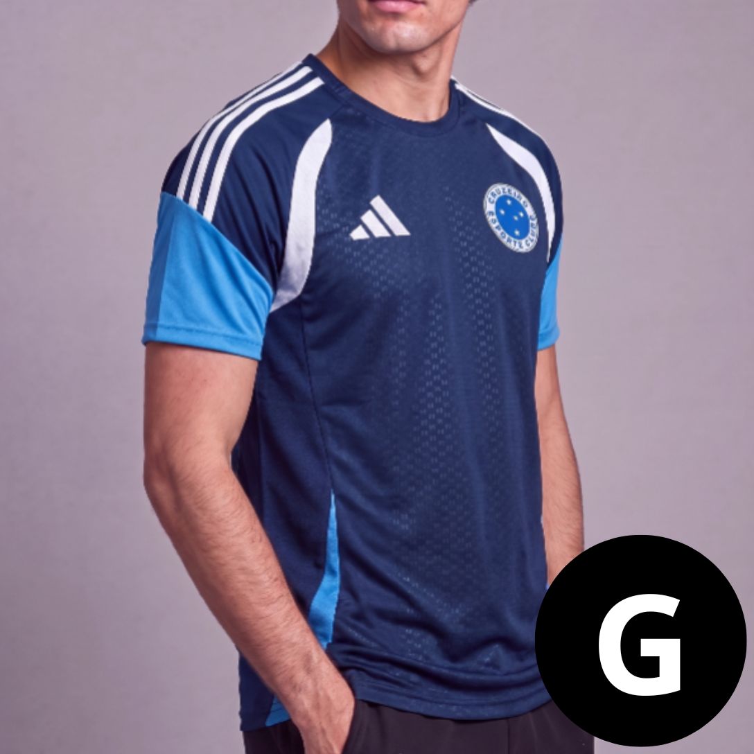Camisa Cruzeiro Treino Azul Escuro/Marinho 26/27
