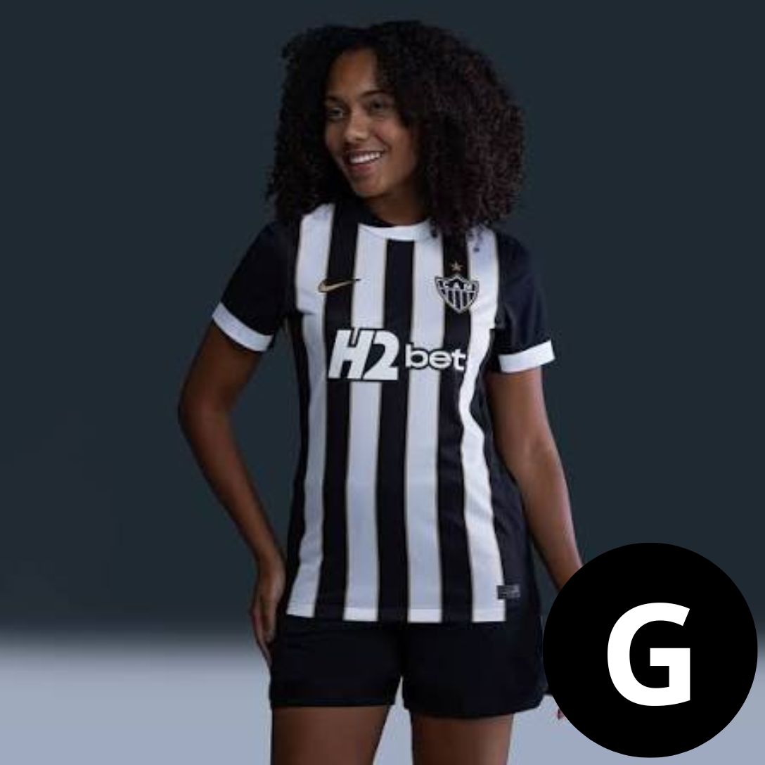 Camisa Feminina Atlético Mineiro Listrada I 26/27