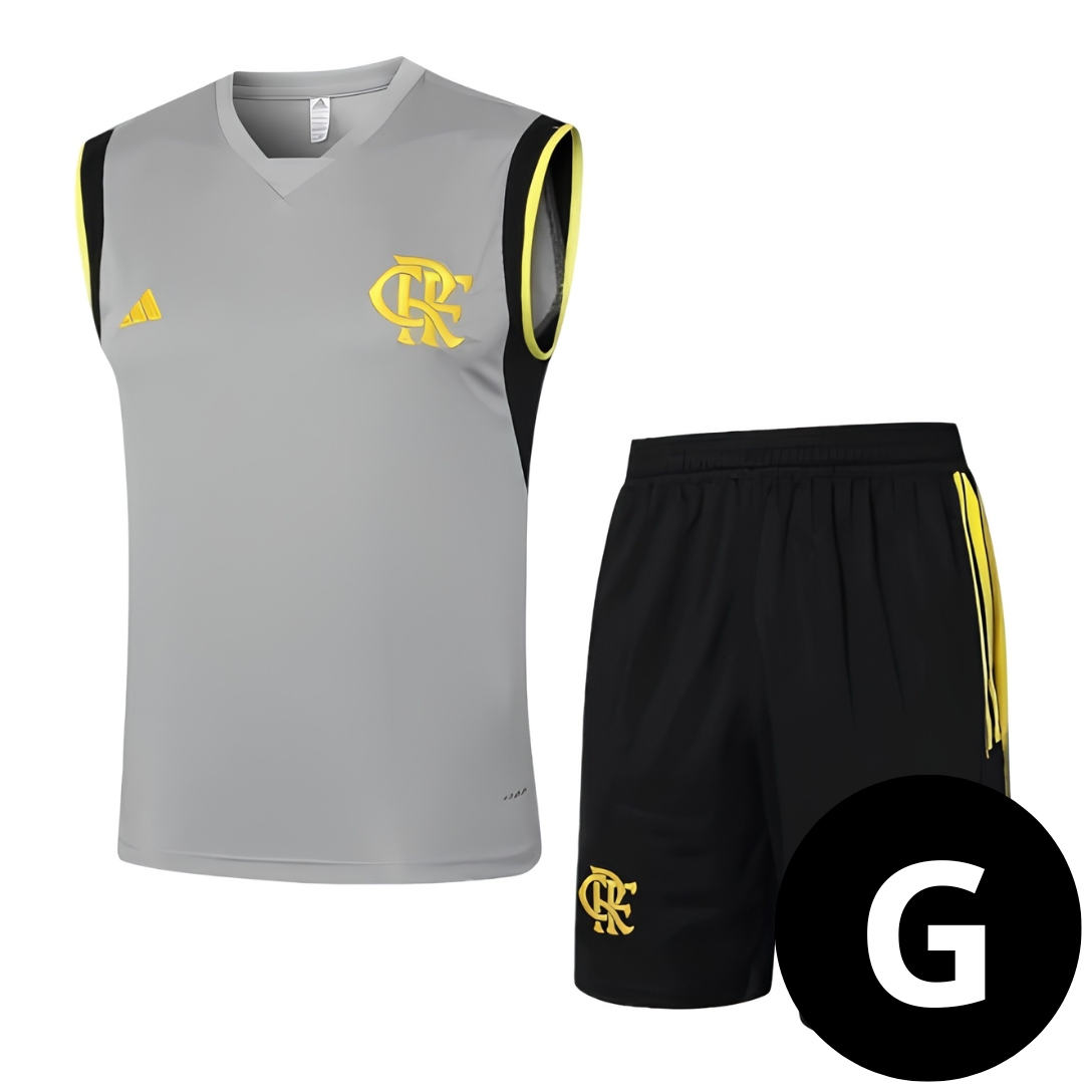 Kit Regata e Short Flamengo Treino