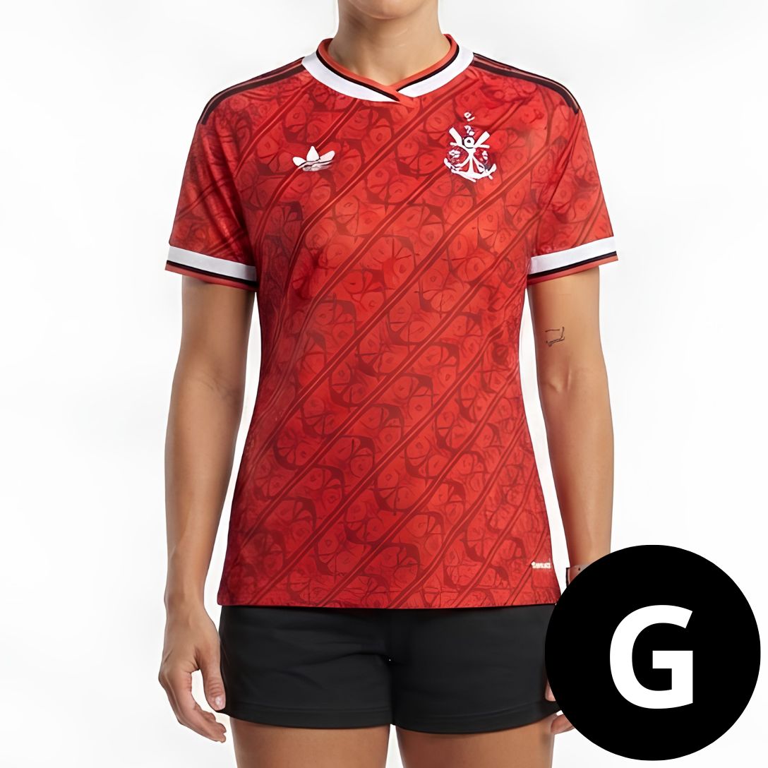 Camisa Feminina Flamengo Vermelha III 26/27