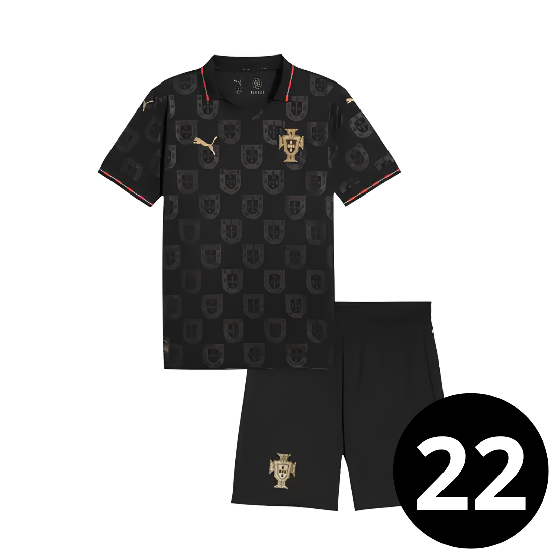 Kit Infantil Portugal 25/26 - Pantera Negra