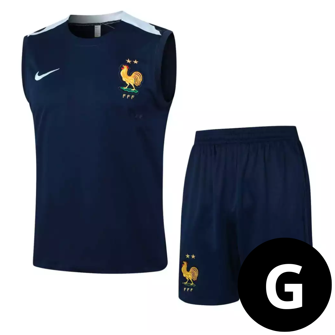 Kit Regata e Short França Treino