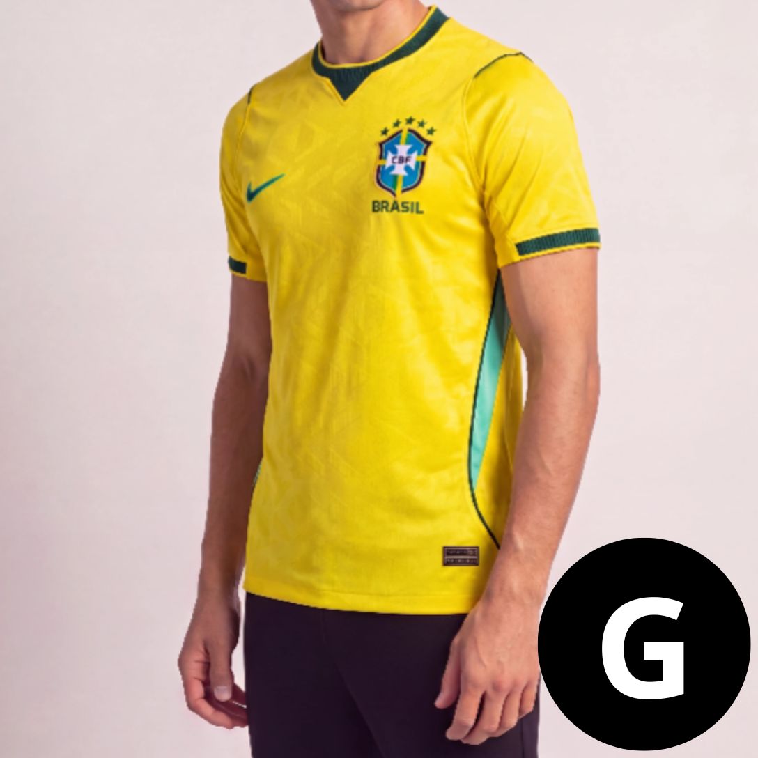 Camisa Jogador Seleção Brasil Amarela I 26/27 - Igual as fotos