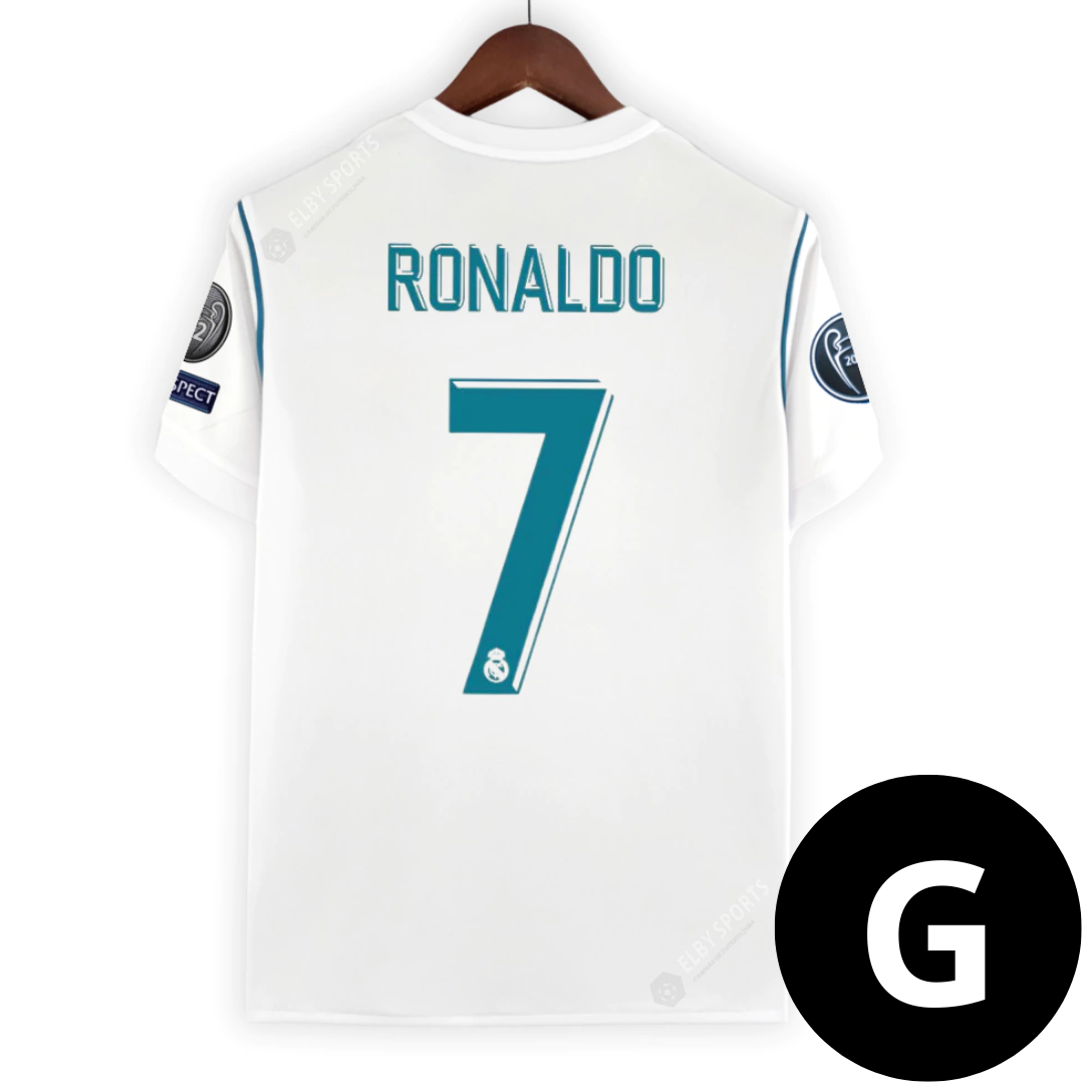 Camisa Retrô Real Madrid 2017/18 - Ronaldo
