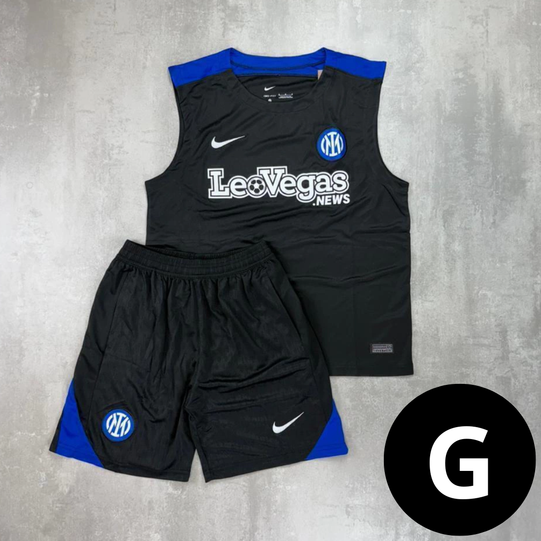 Kit Regata e Short Treino Inter de Milão