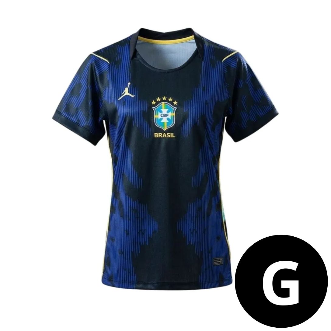 Camisa Seleção Brasil Feminina Azul II 26/27