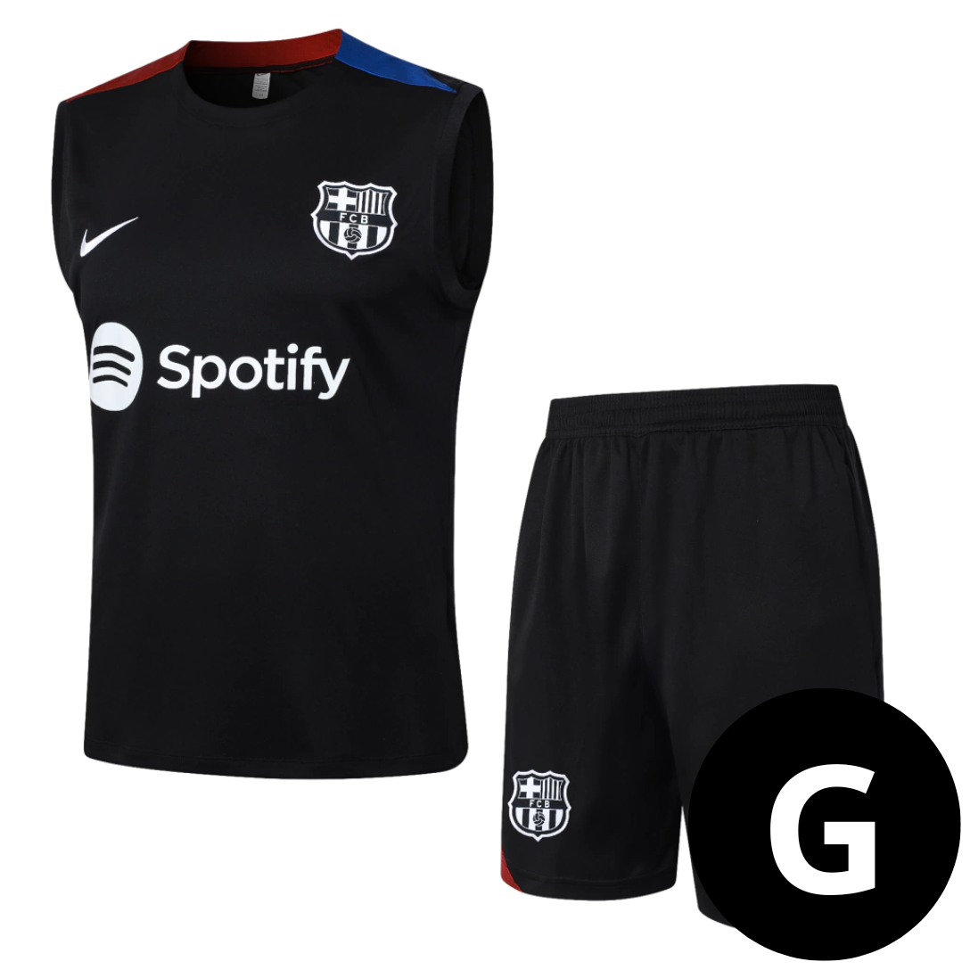 Kit Regata e Short Barcelona Preto