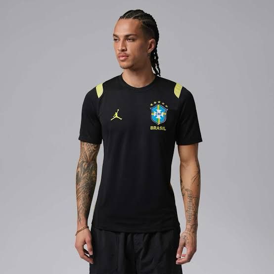 Camisa Seleção Brasil Treino Preta Copa 26/27