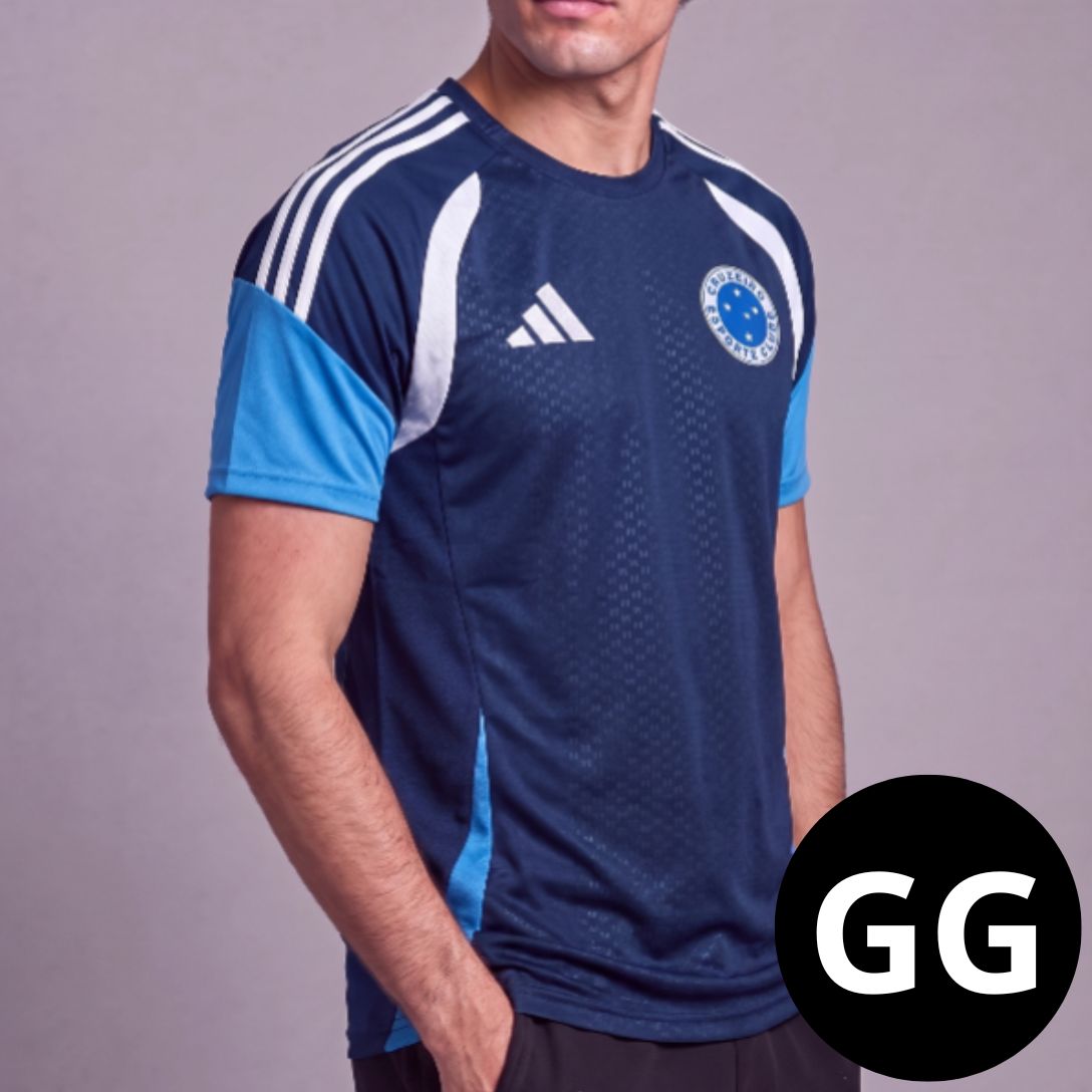 Camisa Cruzeiro Treino Azul Escuro/Marinho 26/27