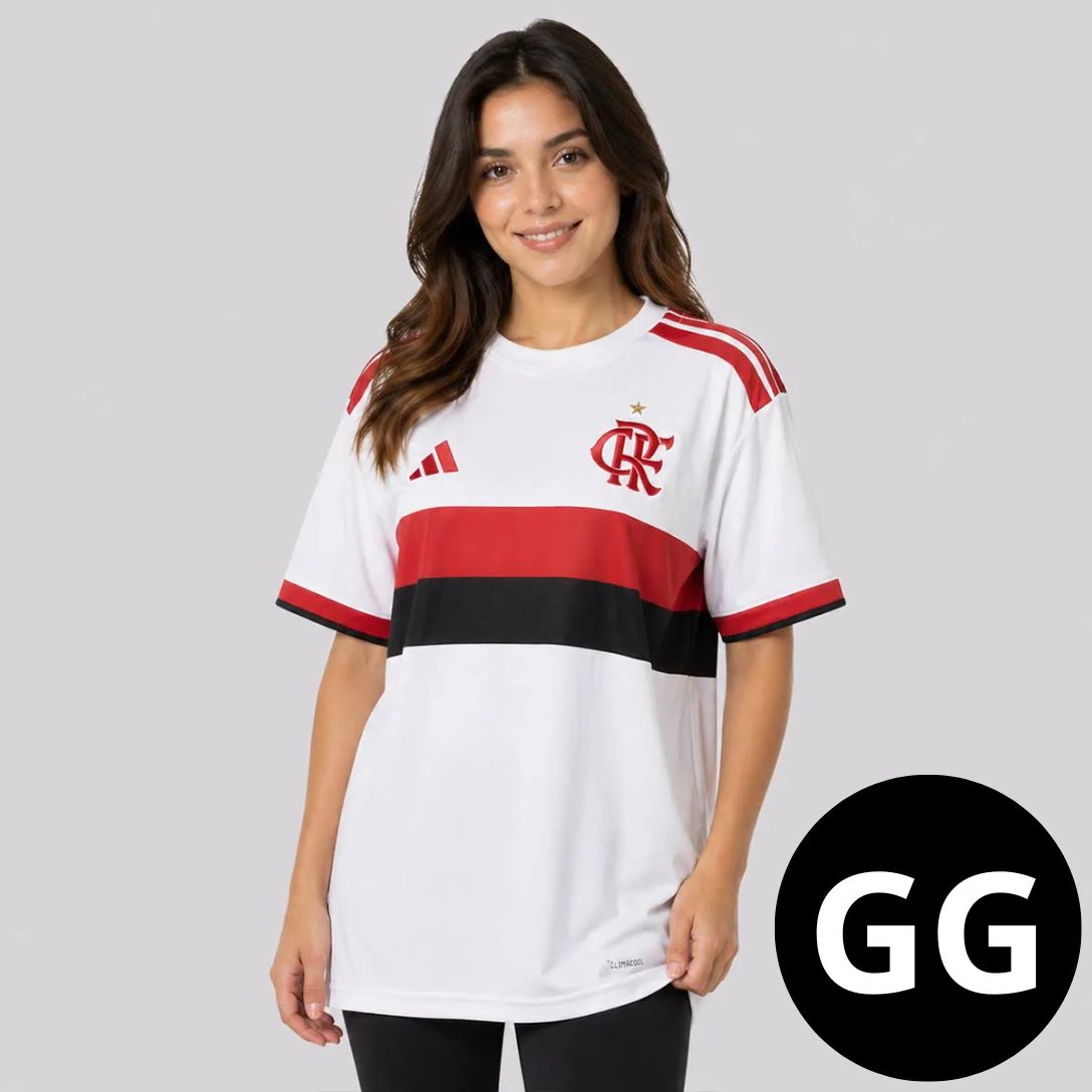 Camisa Feminina Flamengo Branca II 26/27