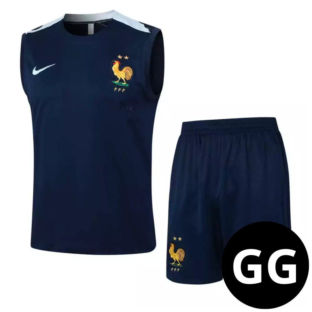 Kit Regata e Short França Treino